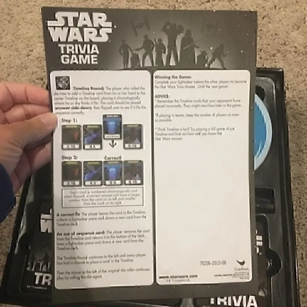 Star Wars Trivia game new in box